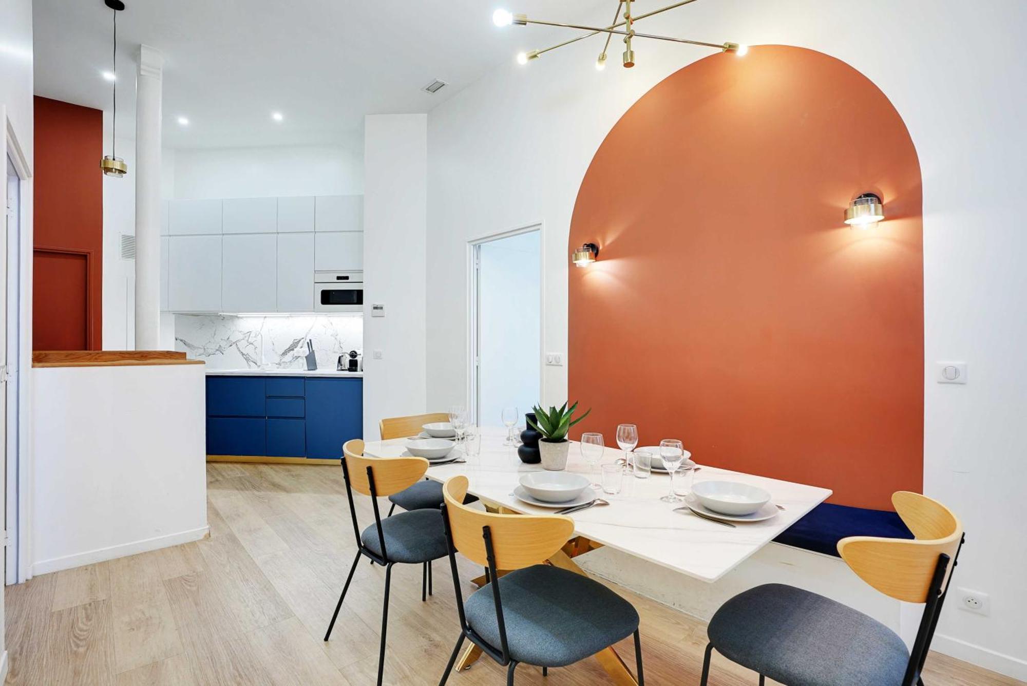 Appartement Charming 2br - 8p With Ac - Galerie Lafayette Parijs