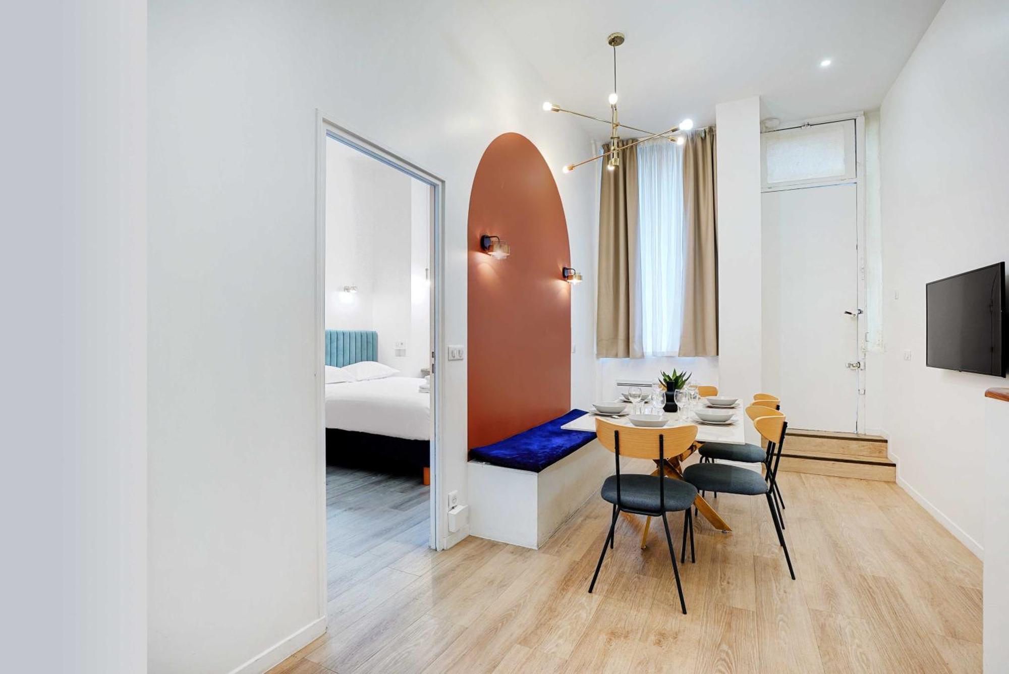 Appartement Charming 2br - 8p With Ac - Galerie Lafayette *